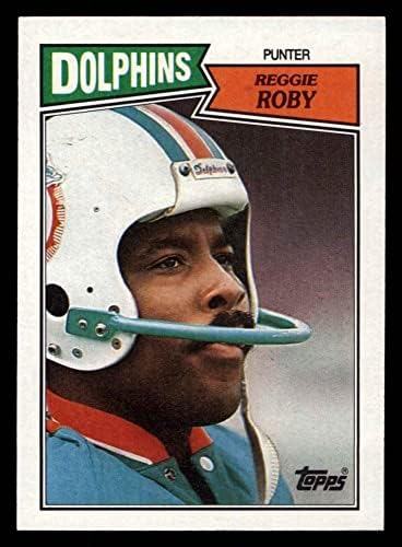 1987 Topps # 240 Reggie Roby Miami Dolphins NM/MT Dolphins Iowa