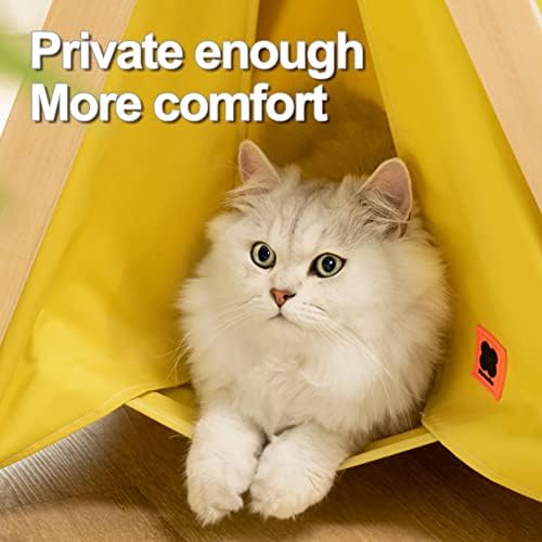 Lüzhong Pet Teepee Dog and Cat Bed - Tendas e casas portáteis para cães e gatos estilo colorido 24 polegadas sem almofada,