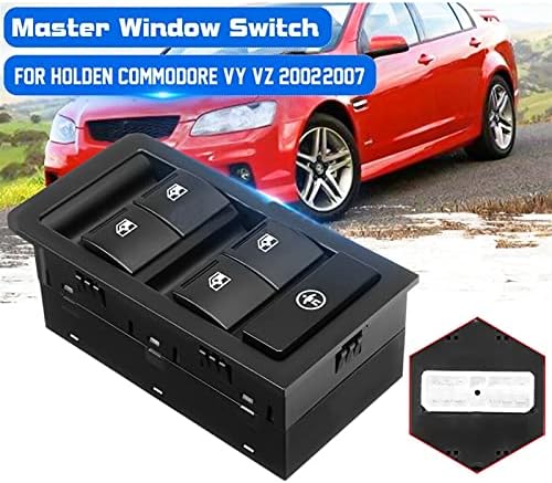 XMQDZ Power Electric Chineful Switch Red Ilumination para Holden Commodore VY VZ 92111629 92247215 1