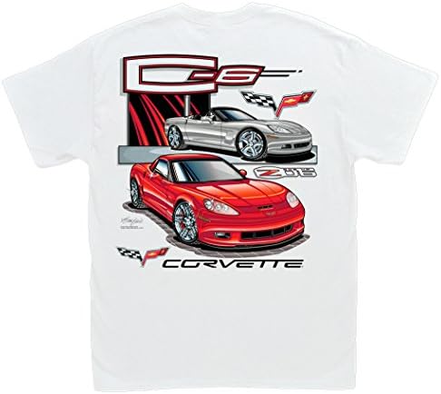 Camisas quentes C6 Corvette T-shirt: 2005-2013 Z06 ZR1 Chevy Vette Grand Sport