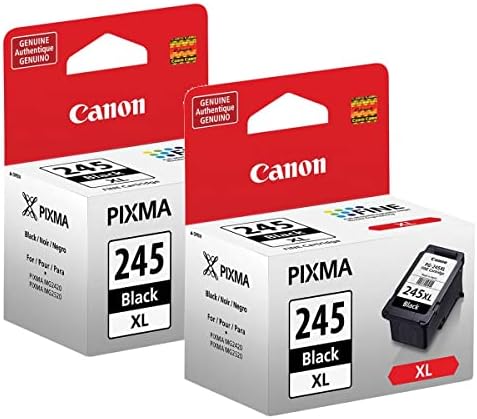 Canon 2 pacote PG -245 XL CARTRIGED BLACK CAPACIO