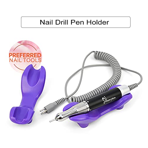 Maryton UNIL Brill Handle Stand, Kit de caneta elétrica de perfuração de unhas Efile Standing Tool, 1 contagem