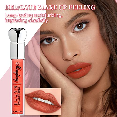 Óleo de mancha labial não feita de maquiagem não-fading Óleo de maquiagem Lip Lip Lip Liquid feminino fêmea longa Lipstick