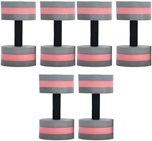 Inoomp 6 PCs Nando de Eva Flutuante Dumbbell Water Water Yoga Durável Equipamento de exercício de fitness para homens