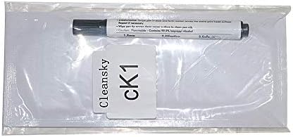 Kit de limpeza CK1 para impressoras de cartão Pronto, Opera, Alto e Tempo, pacote de 5 cartões de limpeza e caneta de limpeza.
