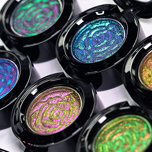 Charmacy Duochrome Eyeshadow, Shifters Insane Shifters Chameleon Eyeshadow, cria olhares de olho metálico de alto impacto, vegano e sem crueldade, 1,9g