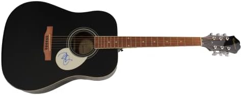 Robert Plant assinou autógrafo em tamanho grande Gibson Epiphone Guitar Guitar w/ James Spence Autenticação JSA Coa