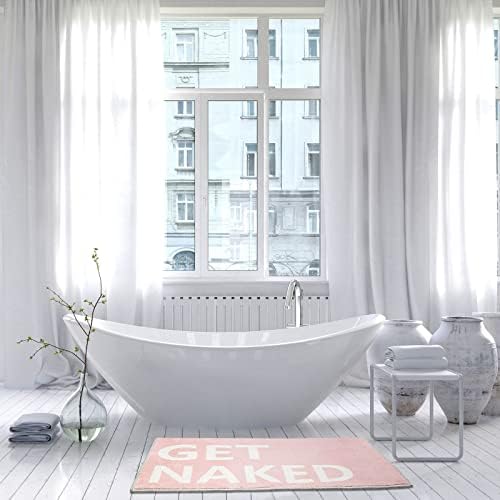Obtenha tapete de banho nua tapetes de banheiro rosa fofo tapetes de banheiro não deslizante
