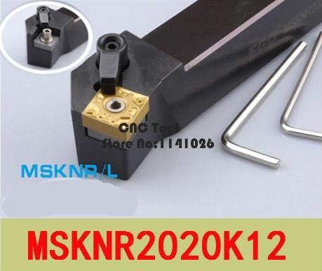 Fincos MSKNR2020K12/ MSKNL2020K12 TODRADOR DE TURNAGEM TRANSPORTE, suporte da ferramenta CNC, ferramentas de torneamento