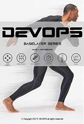 DevOps 2 Pack 3/4 calças de compressão Athletic Leggings com bolso