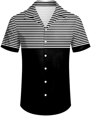 Homem de manga curta casual Spring Summer Summer Turndown pescoço 3d camisetas impressas moda blusa de top blush camisetas