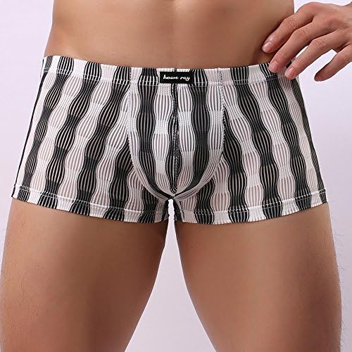 Shorts de boxer bmisEgm para homens embalam sexy respirável roupas de roupas íntimas de roupas íntimas de roupas íntimas