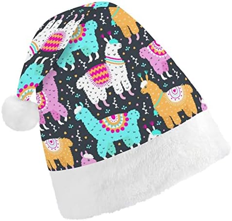 Chapéus de natal alpaca de alpaca