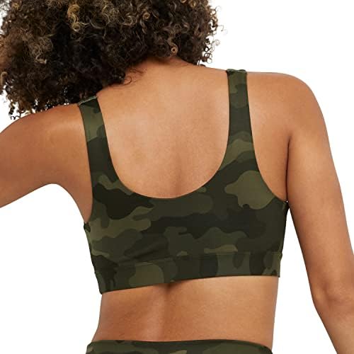 Bra esportivo feminino de campeão, toque suave, sutiã que bebe uma umidade, suporta moderada de suporte para mulheres