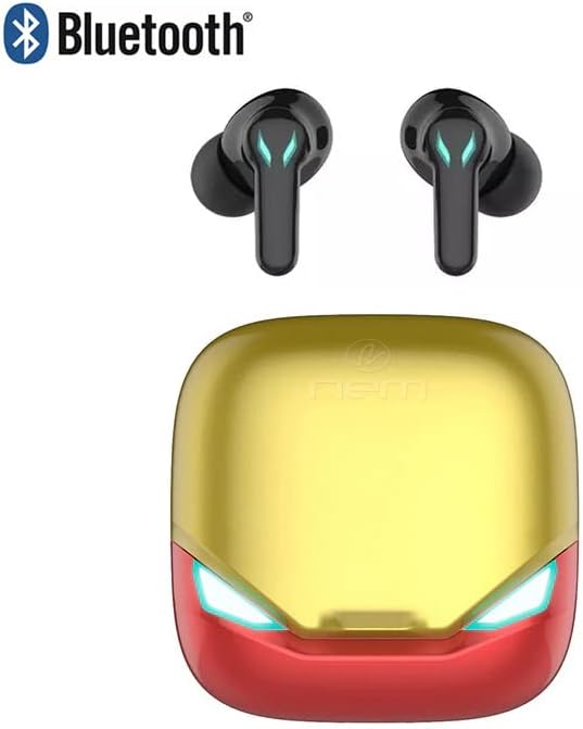True Wireless Bluetooth Stéreo Gaming Headset GT1 | 5-7HRS Playtime, In-Ear, cancelamento de ruído, IPX6 à prova d'água, tela LED, microfone
