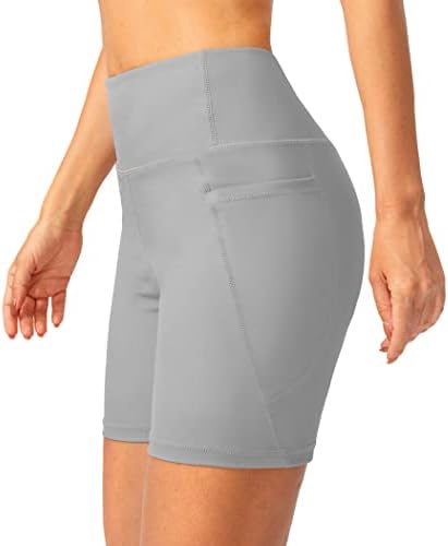 G Gradual Women Feminino 6 Coloque de short shorts Controle de barriga de fundo seco rápido para mulheres com bolsos