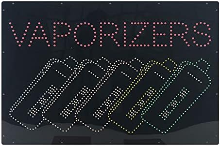 Vaporizadores de LED SIGN para negócios, placa aberta super brilhante LED para loja de vaporizador, publicidade elétrica Plataforma