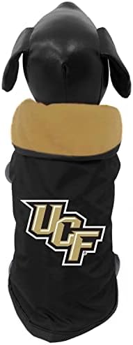 NCAA Central Florida Golden Knights Todos os roupas de proteção de cães protetores resistentes ao clima, pequenos