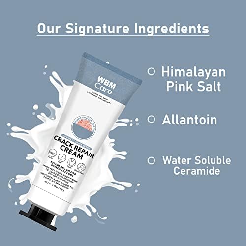 Solução natural Creme de reparo avançado, cura e suaviza a pele seca e rachada, para hidratante de pele multiuso, 3,53 oz, branco