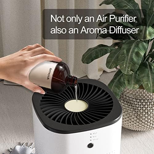 Purificador de ar de ar de Amayyakqjhq para filtros de carbono em casa Filtros de aroma de ar purificador eficiente difusor de aroma