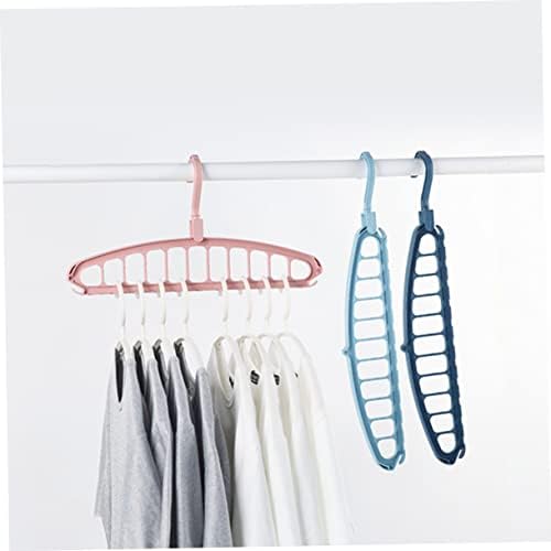 Holibanna 2pcs cabides dobráveis ​​cabides de parede de rack para roupas Sociedade de armário Sistemas de armário Cabides de armário