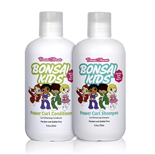 Bunche -se com o condicionador de Curl e Shampoo para crianças de Bonsai - Crianças - Crianças - Cabelos Birraciais