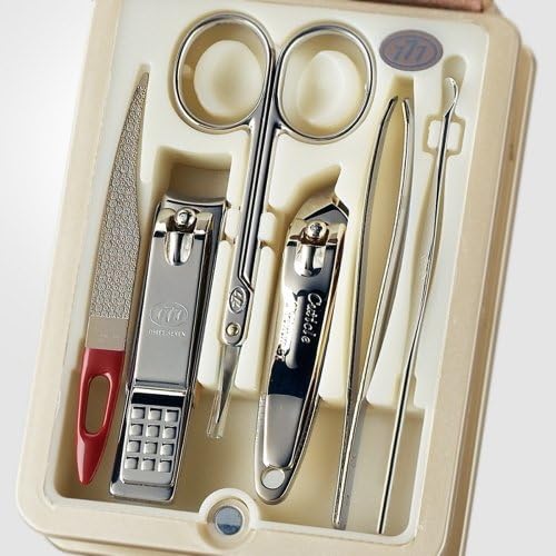 Clipper coreano de unhas! No. 1. Três Sete Sete Viagens Manicure Pedicure Helfing Kit Set - Clipper de unhas, Made in Korea,