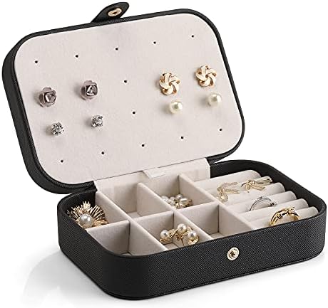 Vlando Small Travel Jewelry Box Organizer Conjunto de 2