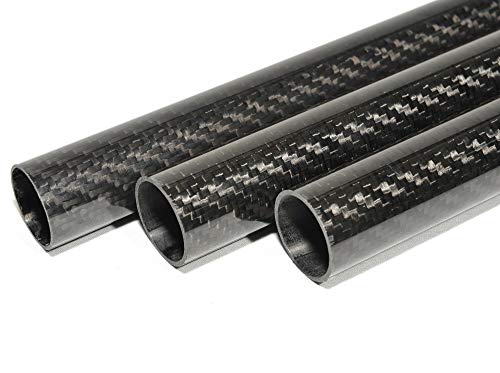 US Whabest 1pcs Tubo de fibra de carbono 3k de alto brilho 18 mm OD x 15mm ID x 1000 mm de comprimento/tubo/tubo/eixo