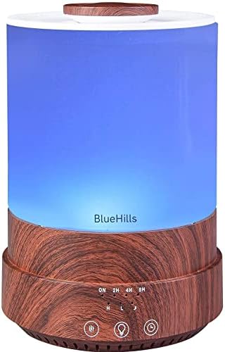 Conjunto premium de Bluehills de 2 2500 ml de grandes óleos essenciais difusores para salas grandes e névoa de névoa