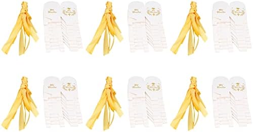 50pcs Party Favor Caixas Caixas de Favoras de Casamento Material de Papel Mi Bautizo Padrão Equipado Ribbon Gold Caixas de presente