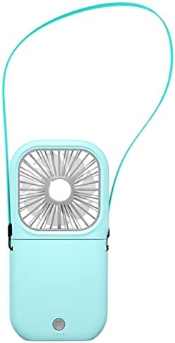 Jkyyds Fan Mini USB carregamento dobrável dobrável colarinho pendurado pescoço pequeno ventilador portátil pequeno ventilador elétrico