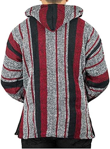 Pullover de suéter clássico clássico mexicano Baja Hoodie