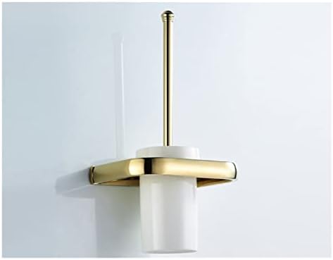 Escova de vaso sanitário acessórios de banheiro dourado portador de escova de vaso sanitário conjunto