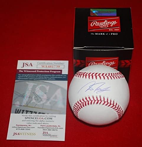 Noah Denoyer Baltimore Orioles assinou a MLB Baseball JSA testemunhou COA WA481739 - Bolalls autografados