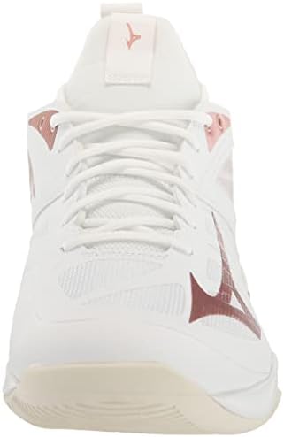 Mizuno Women's Wave Dimension Sapato de vôlei, ouro-rose branco, 9,5