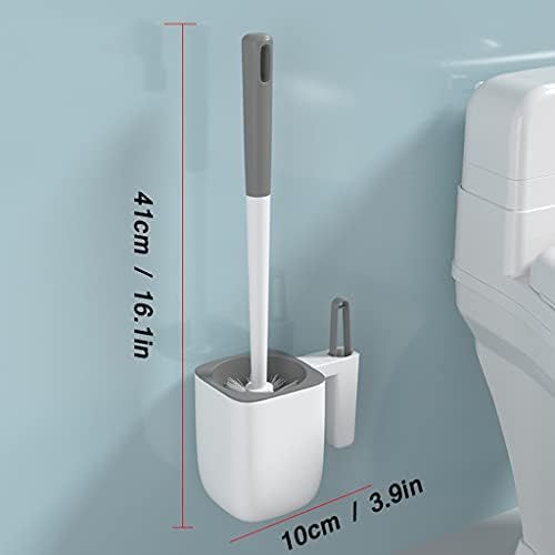 Escova de vaso sanitário e suporte do vaso sanitário portador de banheiro limpeza de banheiro escova de parede de parede
