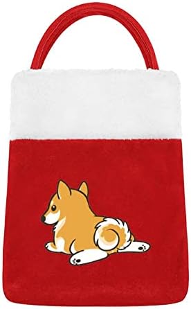 Bolsa de luxo Shiba Inu Bolsa Saco de Natal para ornamentos festivos