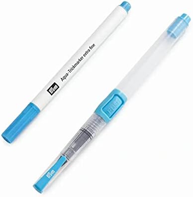Marcador de truques de prima aqua extra fino + caneta de água, tamanho, azul