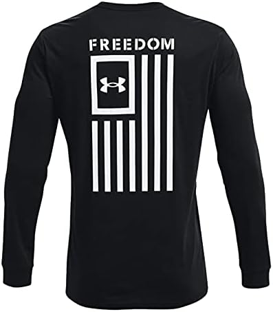 Under Armour masculino de camiseta de manga longa da Freedom Men Men Men