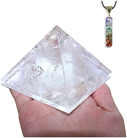 Sdlsh Orgone Pirâmide Quartz Kit de energia de energia do cristal pirâmides brancos Cristal de orgonita do gerador de energia