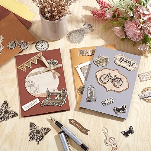 Kit de cartões de felicitações do Craspire, 12 conjuntos de materiais de cartões de felicitações artesanais DIY, variedade