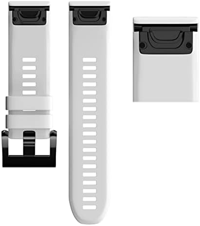 Irjfp 26 mm Silicone Retwork Retwork Band Strap for Garmin Fenix ​​7 7x 6x 5x 3 3hr Watch EasyFit Wrist Band Strap