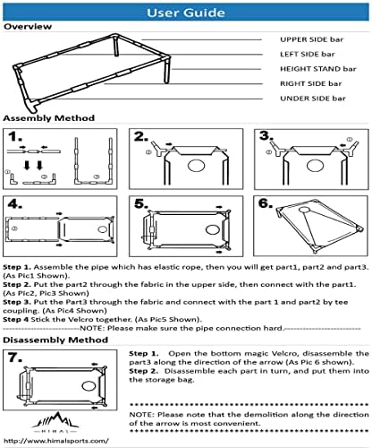 Himal Portable PVC emoldurado por jogo de cornhole com 8 sacos de feijão e bolsa de transporte