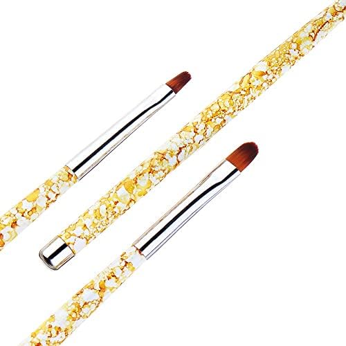 Wywwwdxf 3pcs/conjunto de pintura de unhas conjunta de caneta unhas arte uv Gel Extension Builder Petal Flower Drawing Manicure Tools