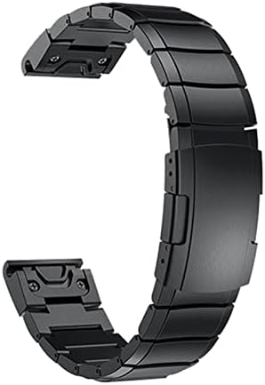 Fulnes Stap Strap Metal Watch Bands para Garmin Fenix ​​7 7s 7x 5s 5x 6x 6 6s Pro 3HR 935 Banda de aço inoxidável RELUME