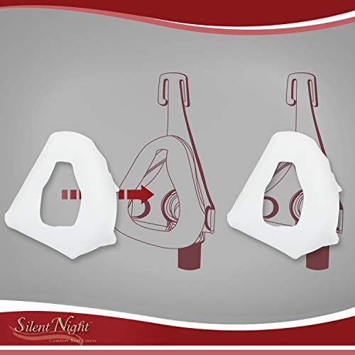 Silent Night Facle Facle Face CPAP FORNERS - Reduza vazamentos barulhentos de ar e bolhas dolorosas - suprimentos e