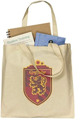 Harry Potter Grifinória Plaid Sigil Grocery Travel Bag reutilizável