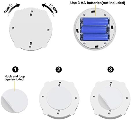 Spotlight Wireless, 2 Pack Battery Operated Decent luz