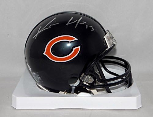 Kevin White autografou Chicago Bears #13 * Silver * Mini capacete- JSA Testemunha Auth - Mini capacetes autografados da NFL